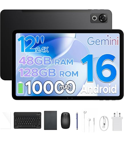 Nexall N90 Android 16 Tablet, 12 inch Tablet, Dual Sim Card Slot